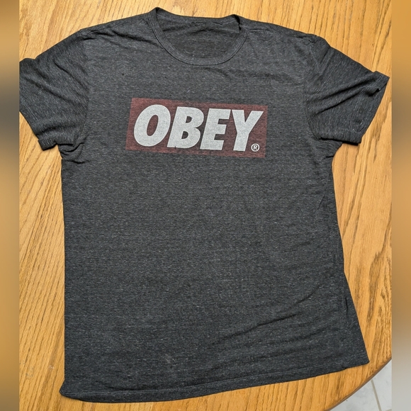 Obey Other - Obey Men's Charcoal T-Shirt